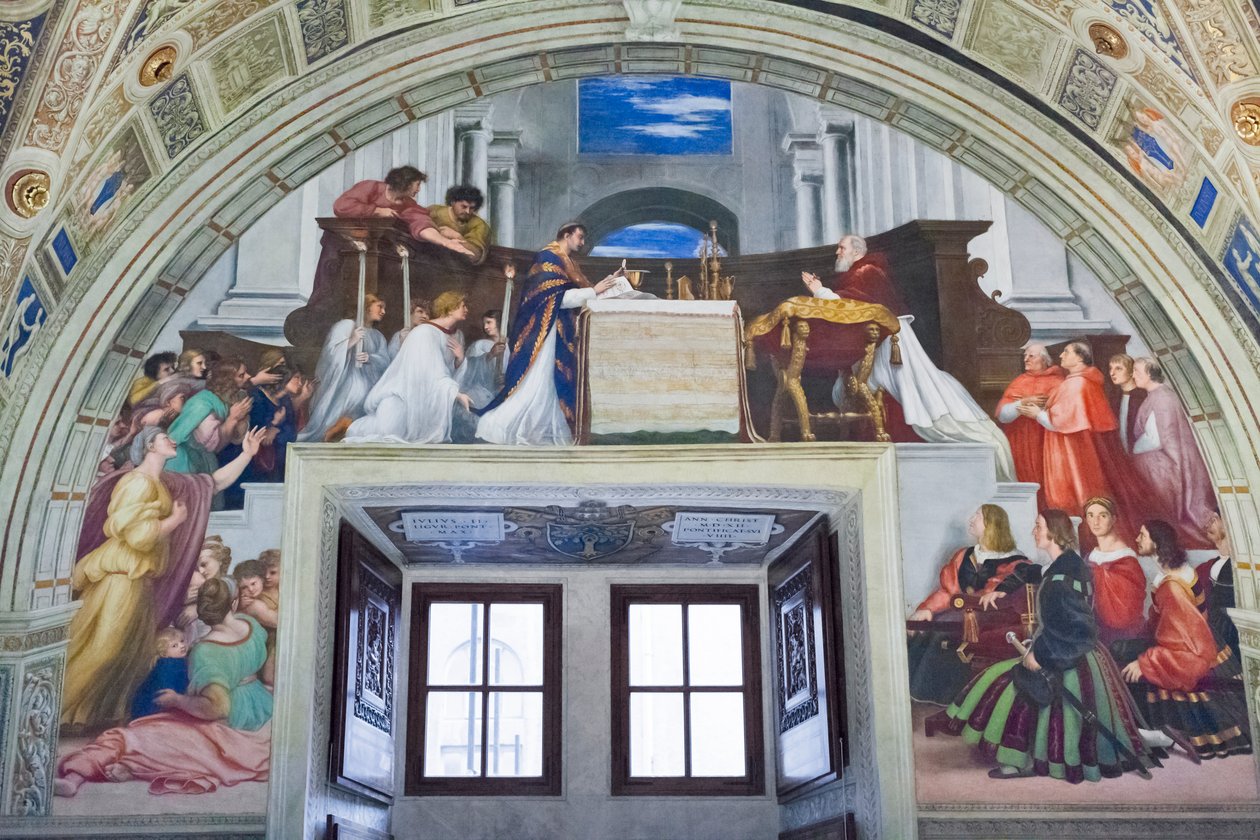 Bolsena'daki Ayin, Heliodorus'un odası by Raphael (1483 1520)