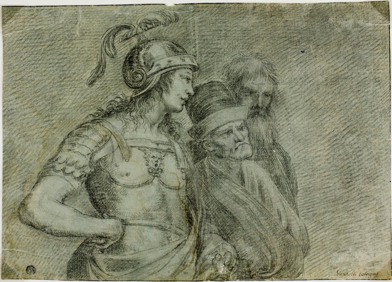Alkibiades ve İki Filozof by Raphael
