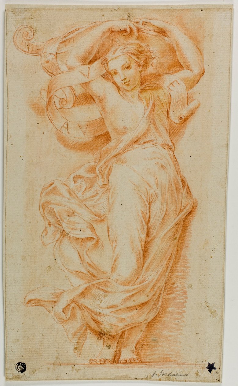 Boyunduruk ve Kaydırma ile Caryatid by Raphael