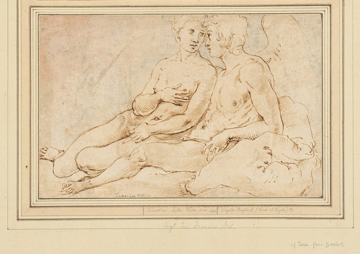 Aşk Tanrısı ve Ruh, c.1540. by Raphael