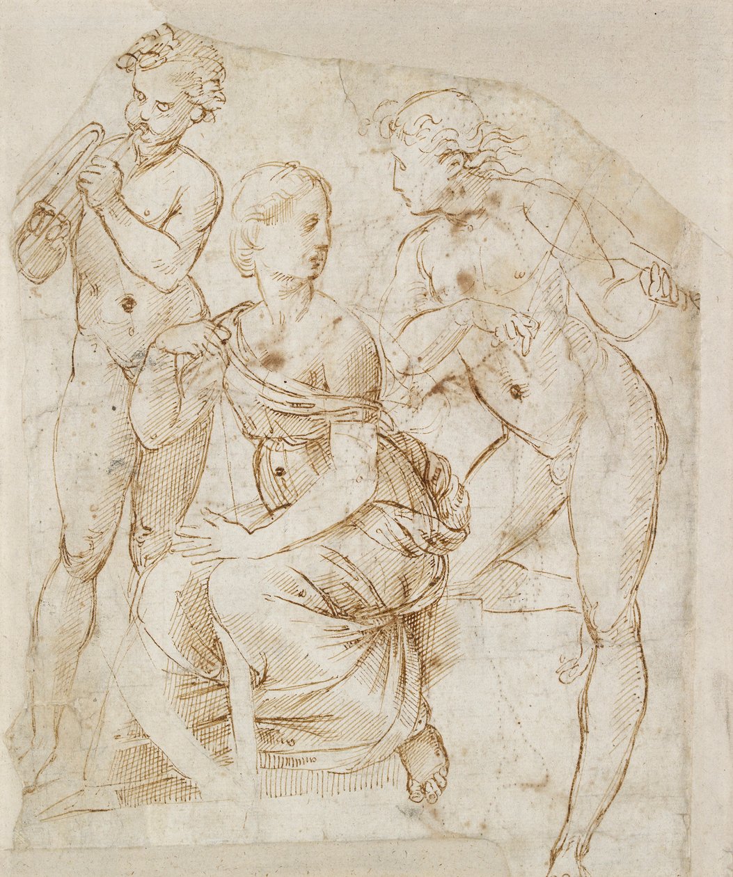 Müzisyenler Grubu, 16. yüzyılın başları by Raphael