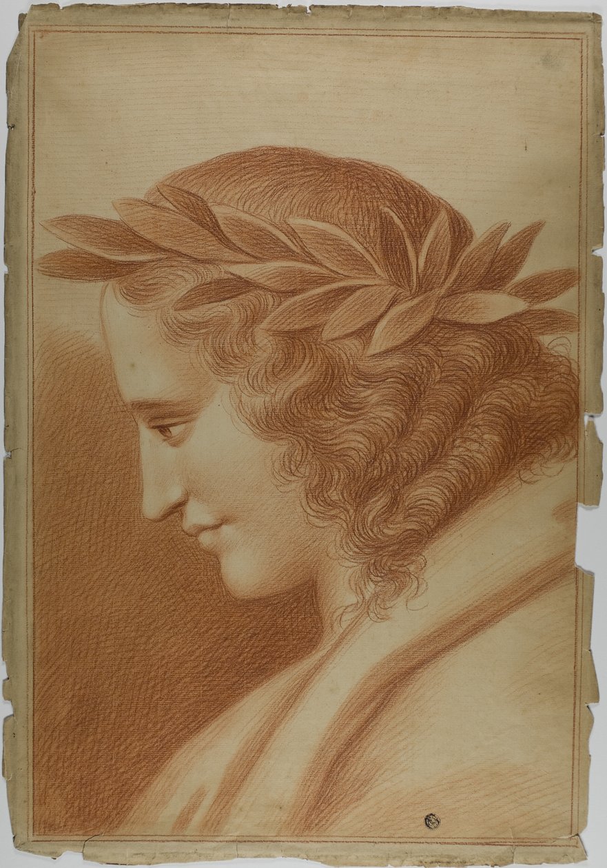 Laurel ile taçlanan şair by Raphael