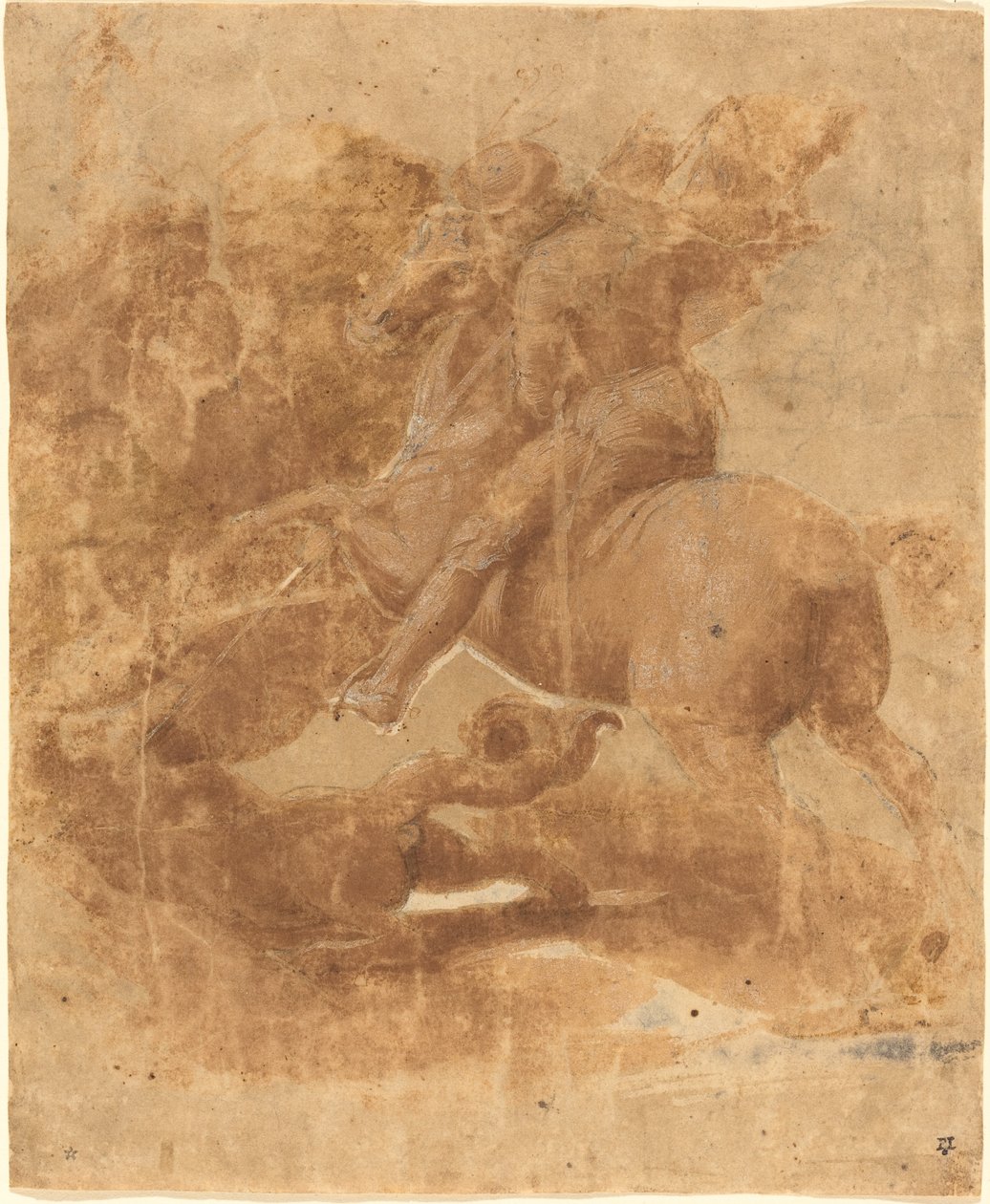 Aziz George ve Ejderha by Raphael