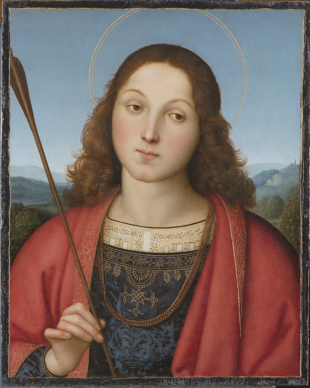Aziz Sebastian, yaklaşık 1501-1502 by Raffaello Sanzio Raphael
