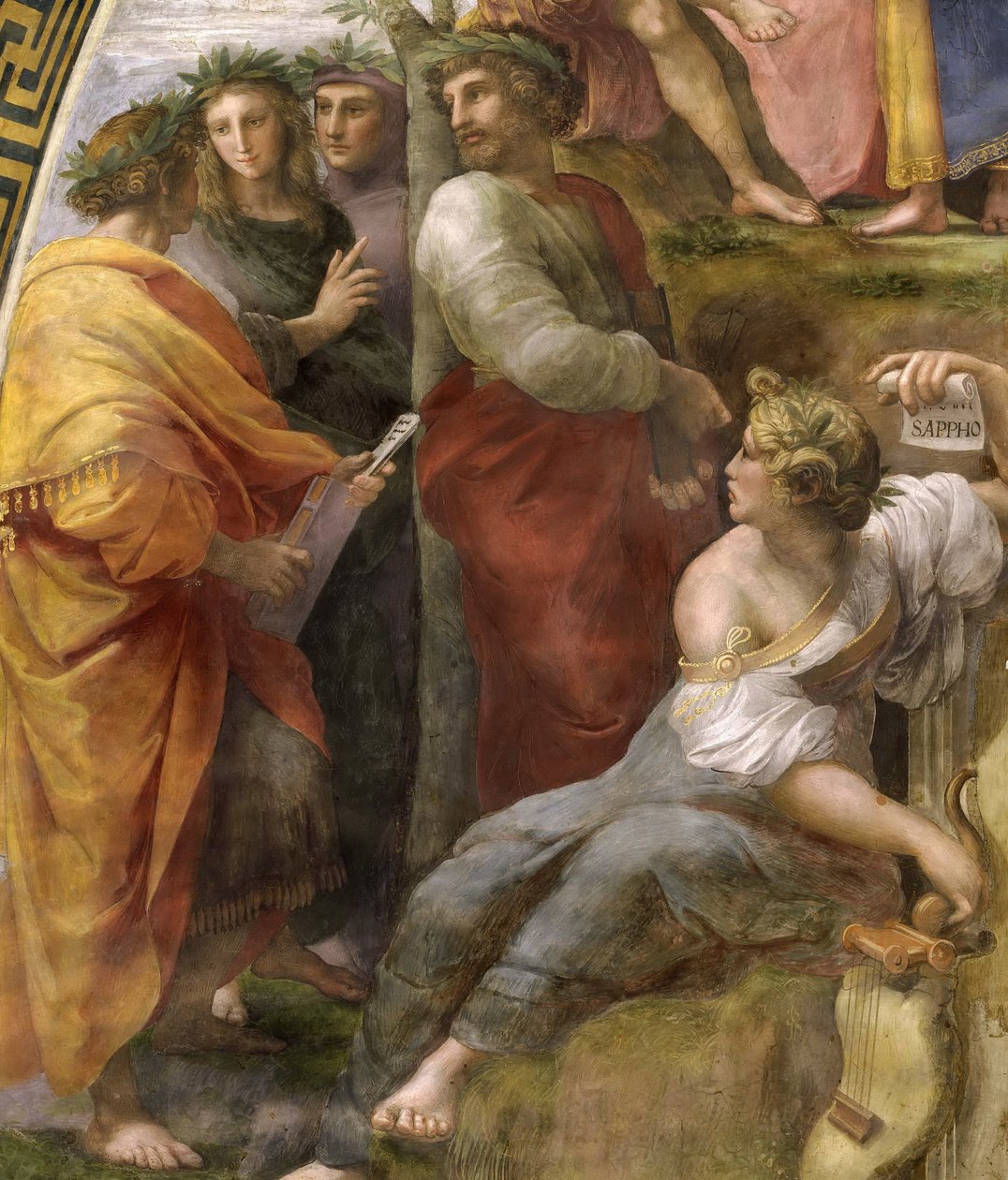 Parnassus. Detay. Stanza della Segnatura