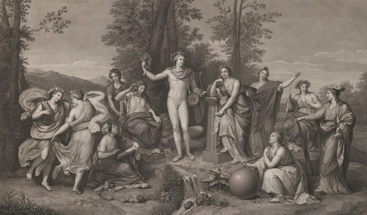 Apollon ve İlham Perileri, Parnassus