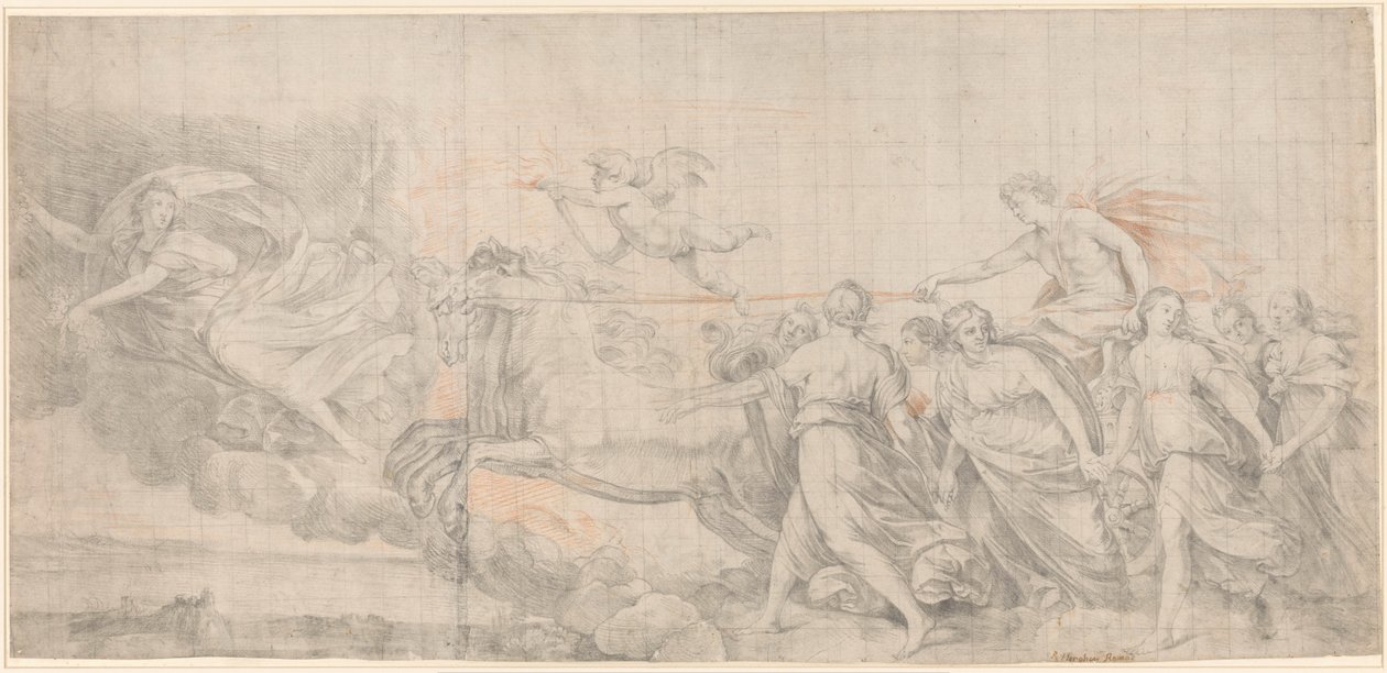 Guido Reni'nin Aurora'sının görünümü by Raphael Morghen