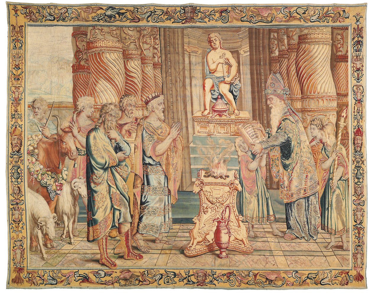 Mitolojik duvar halısı, Paris, 1661 by Raphael de la Planche