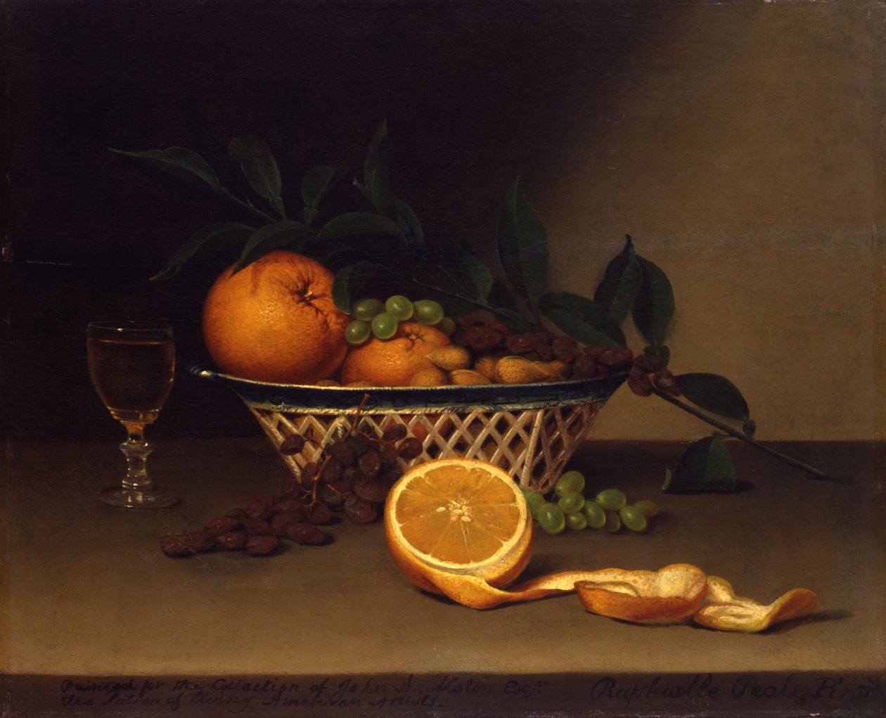 Portakallı Natürmort by Raphaelle Peale