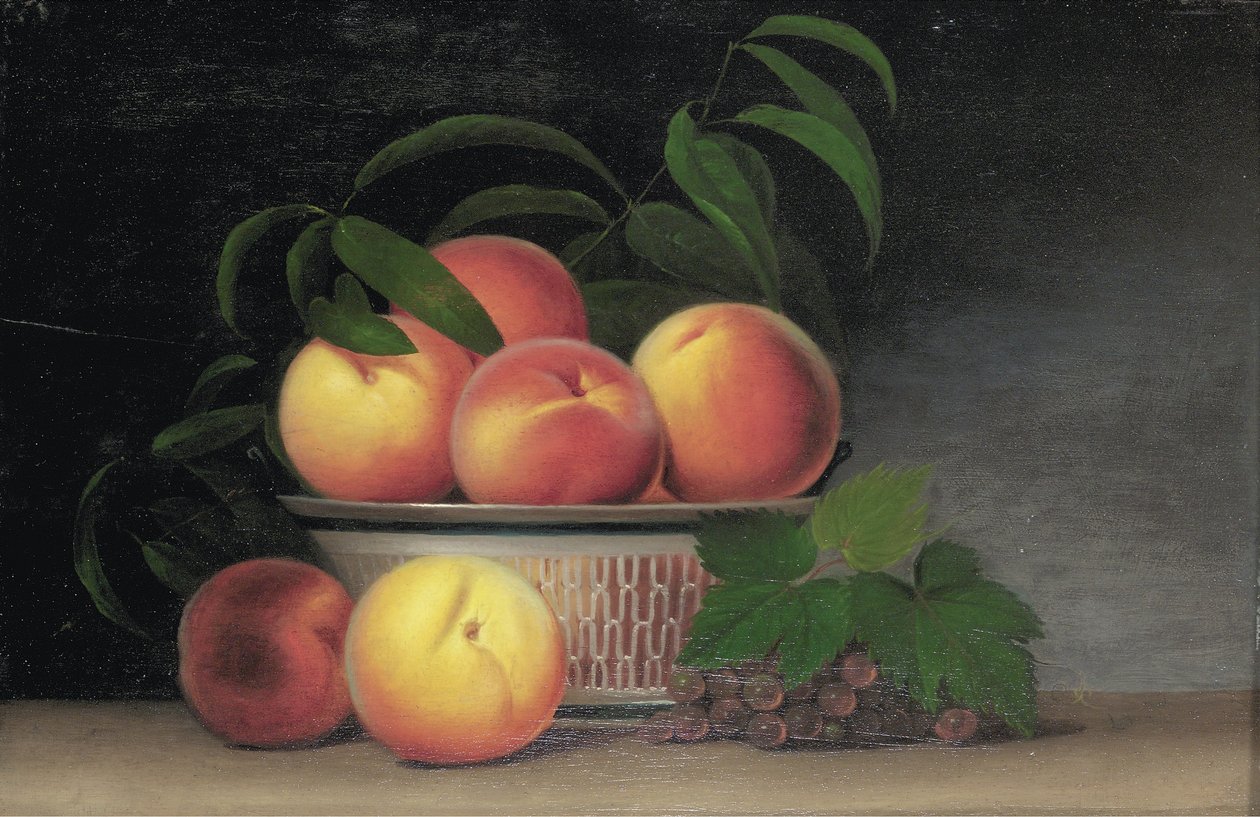 Şeftali ile Natürmort, c.1816 by Raphaelle Peale