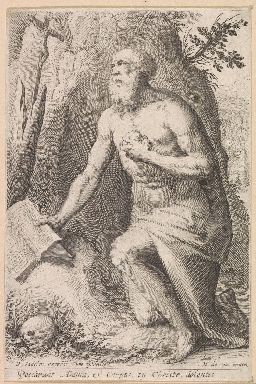 Aziz Jerome by Raphaël Sadeler (I) (attributed to)