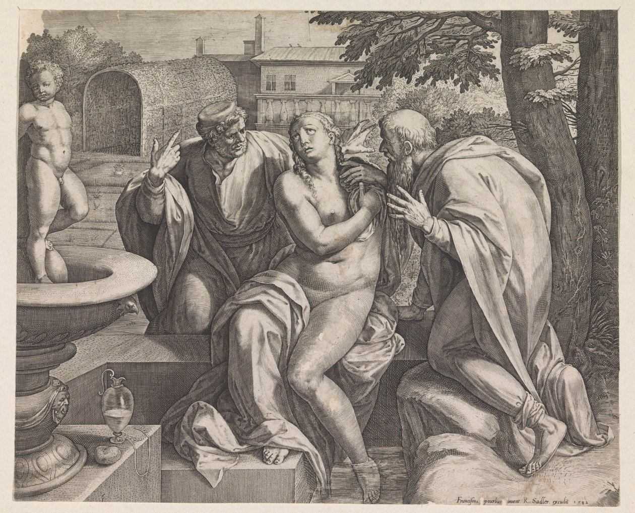 Susanna ve Yaşlılar by Raphaël Sadeler (I)