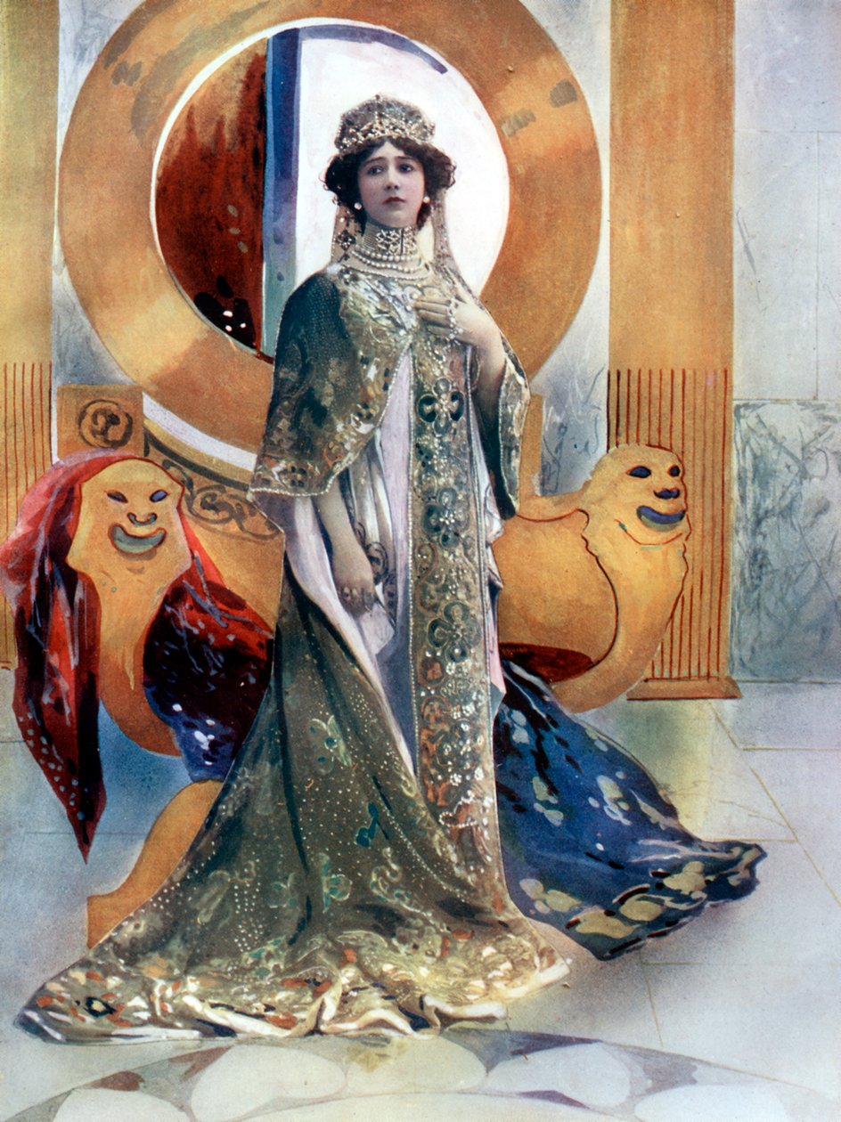 Madam Otero, İmparatoriçe, c1902. by Rautlinger