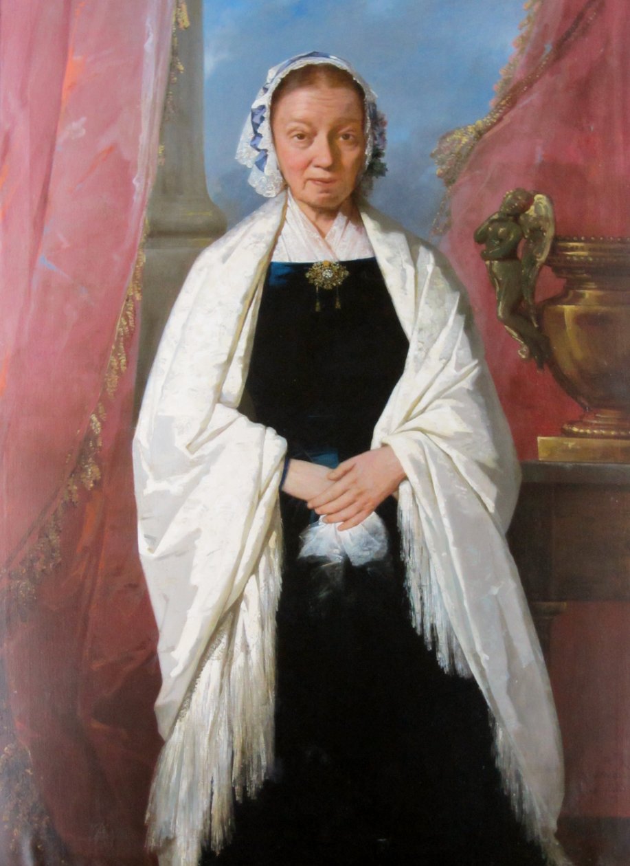 Barbara Molina ve Agüero de Herrera by Raymond Auguste Quinsac Monvoisin