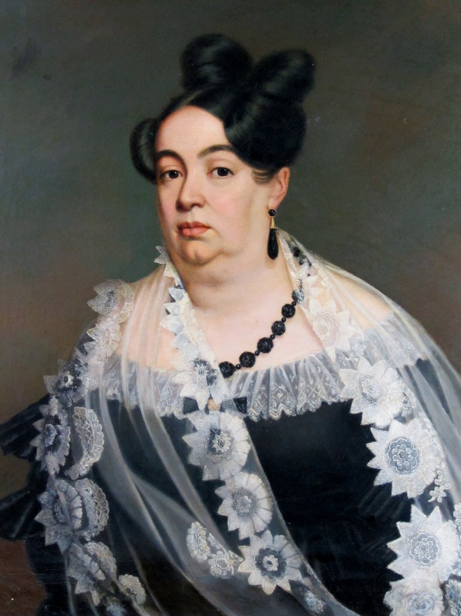 Bayan Dolores Larrain de Echaurren by Raymond Auguste Quinsac Monvoisin