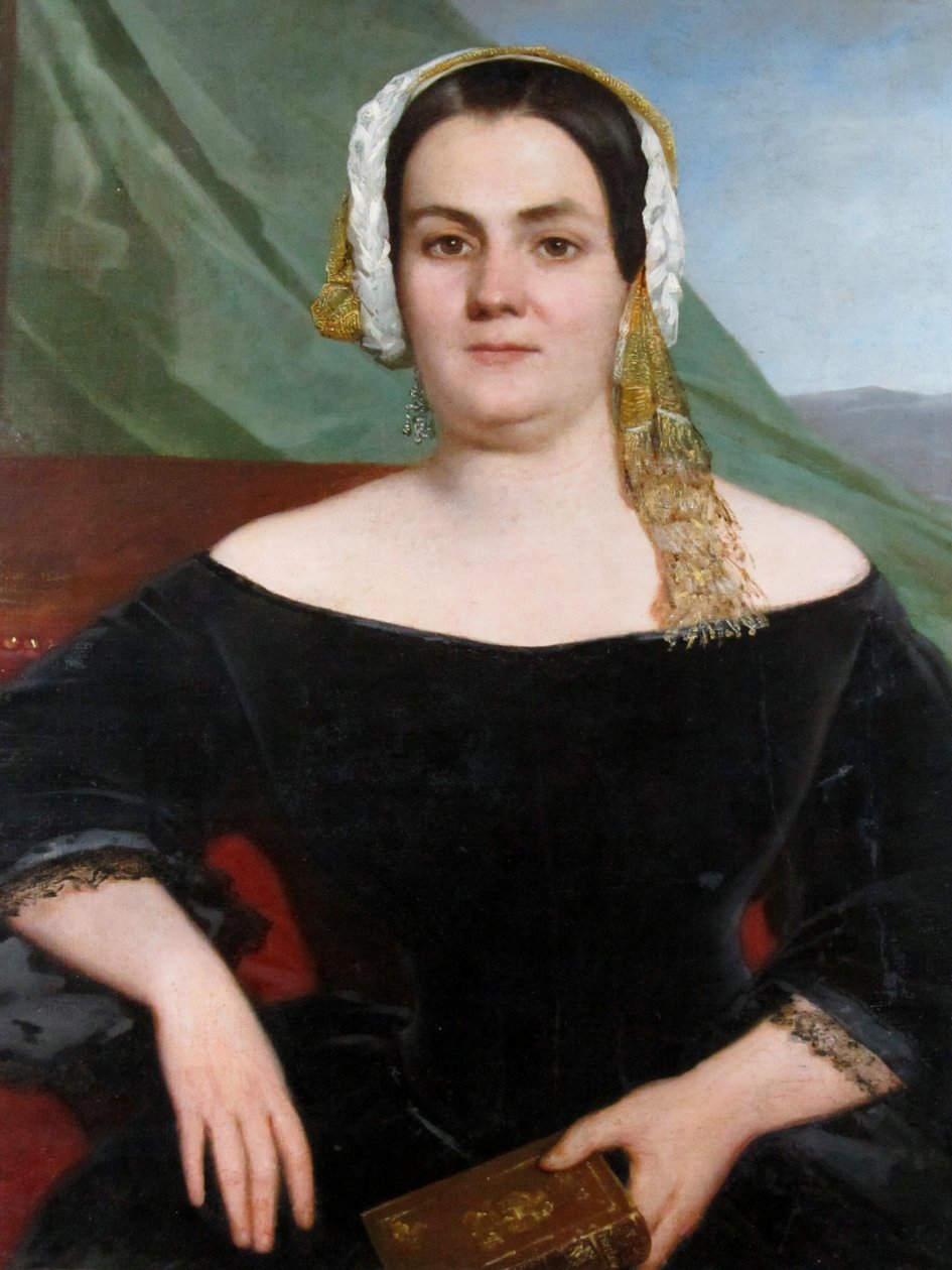 Bayan Maria del Carmen Dolores Mackenna ve Vicuña by Raymond Auguste Quinsac Monvoisin