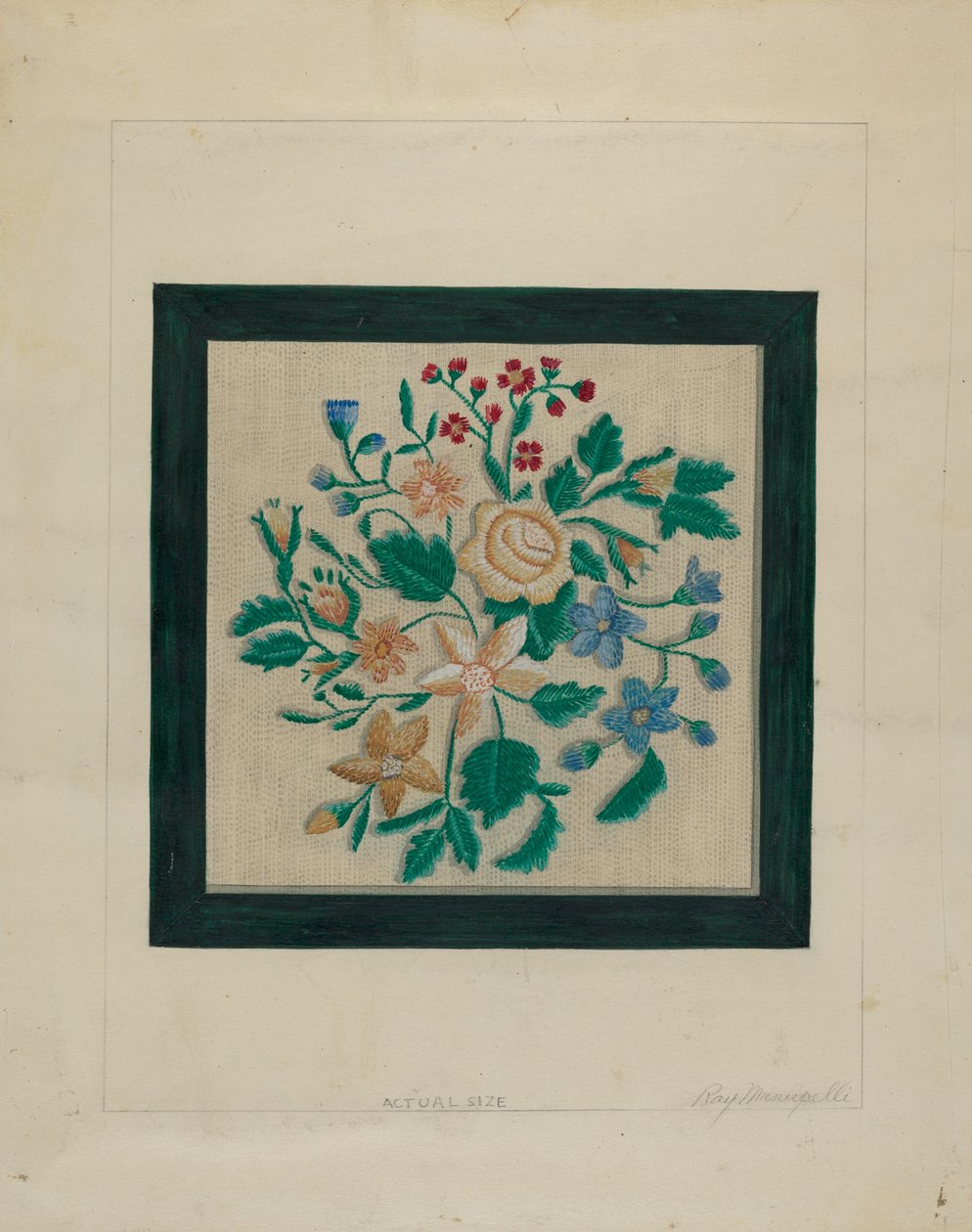 Nakış Parçası, c. 1936. by Raymond Manupelli
