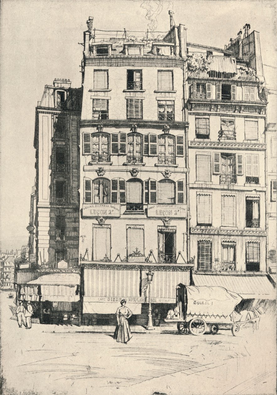 Belediye Binası Rıhtımı, 1915 by Raymond Ray Jones
