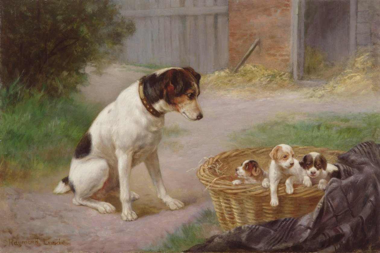 Gururlu Bir Anne, c.1910 (tuval üzerine yağlı boya) by Raymonde Lynde