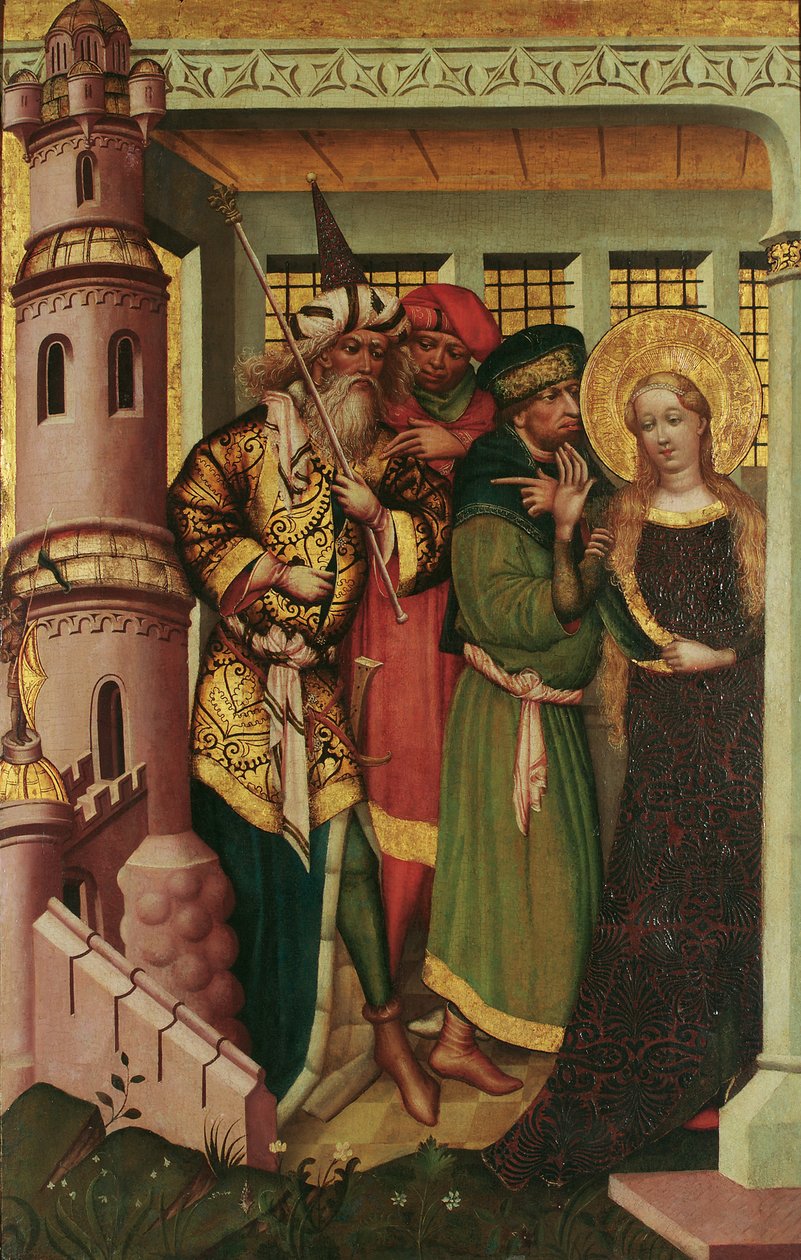 St. Barbara kuleye yönlendirilir by Regensburger Maler