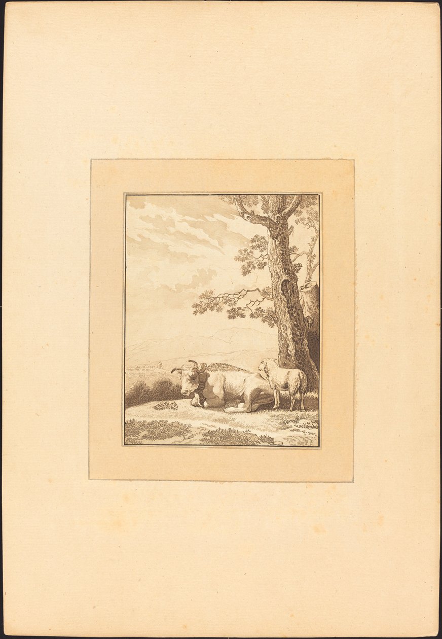 inek dinlenme by Regina Schönecker after Karel Dujardin