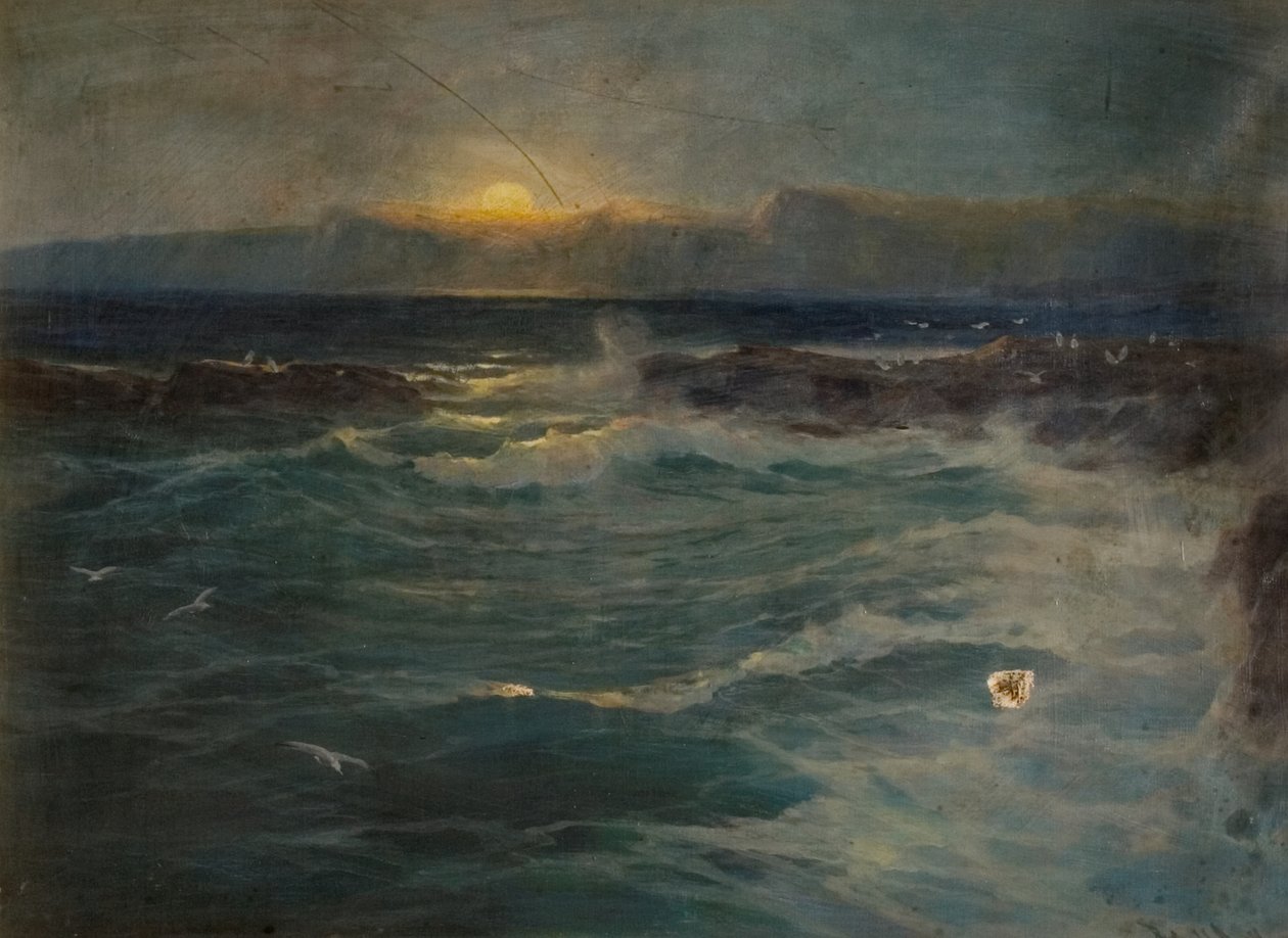 The Reef, Porth, Newquay, 19. yüzyılın sonları ve 20. yüzyılın başlarında by Arthur Reginald Smith