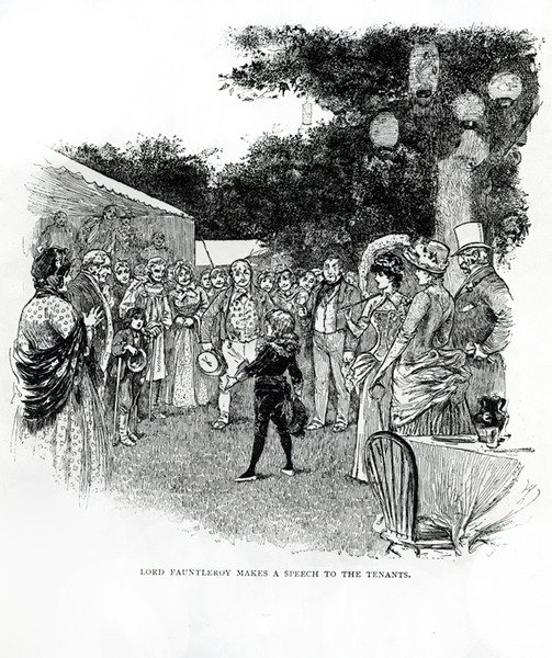 Küçük Lord Fauntleroy için illüstrasyon (gravür) by Reginald Bathurst Birch