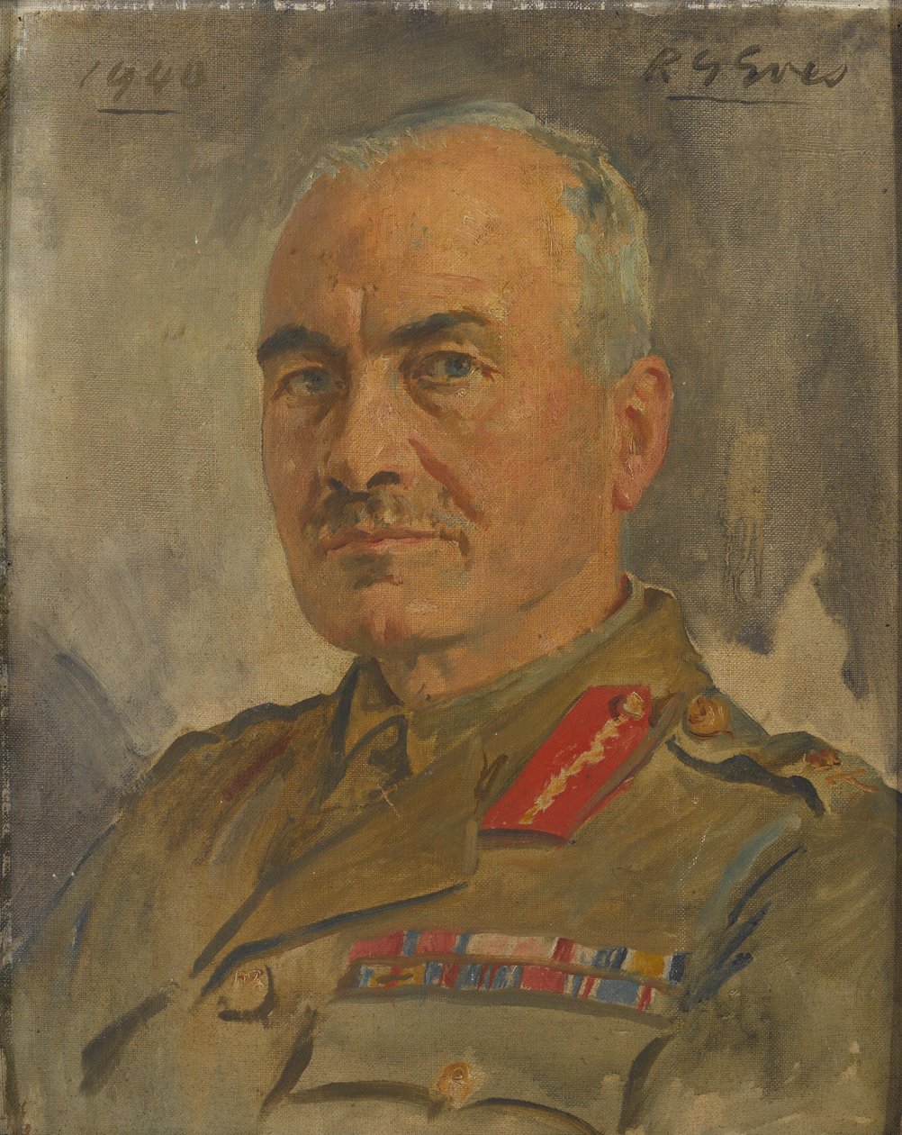 Korgeneral Sir Ronald Forbes Adam Bt, 1940 dolaylarında by Reginald Grenville Eves
