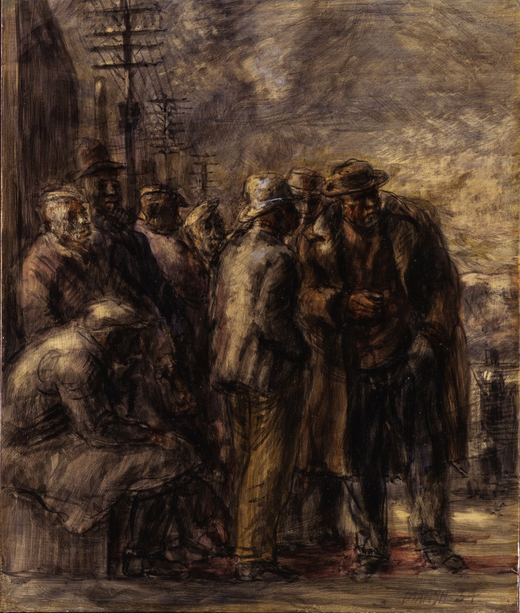 İşsiz by Reginald Marsh