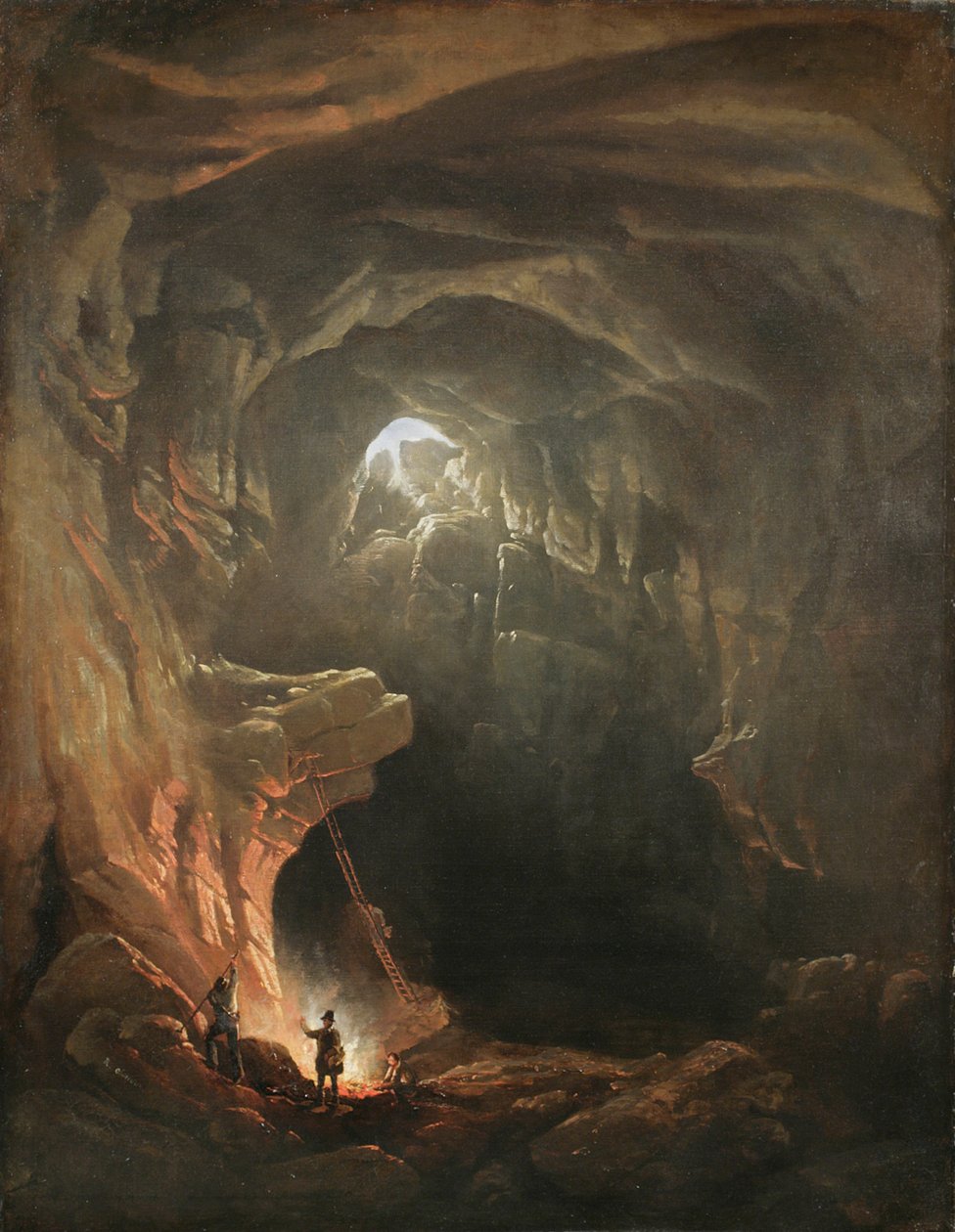 Mamut Mağarası, Kentucky, 1843 by Regis Francis Gignoux