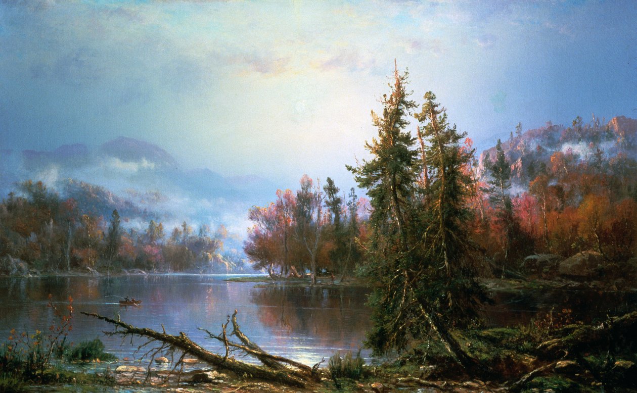 Sonbahar manzarası, 19. yüzyılın ortaları by Regis Francois Gignoux