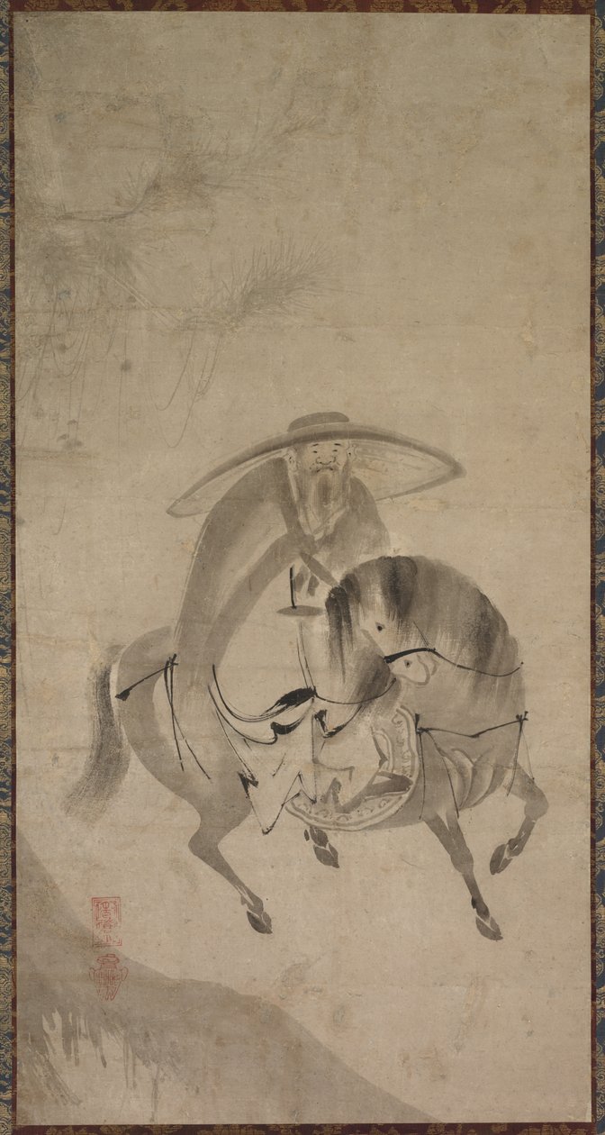 Su Dongpo Eşek Biniyor, 16. yüzyılın sonlarından 17. yüzyılın başlarına kadar. by Reietsu