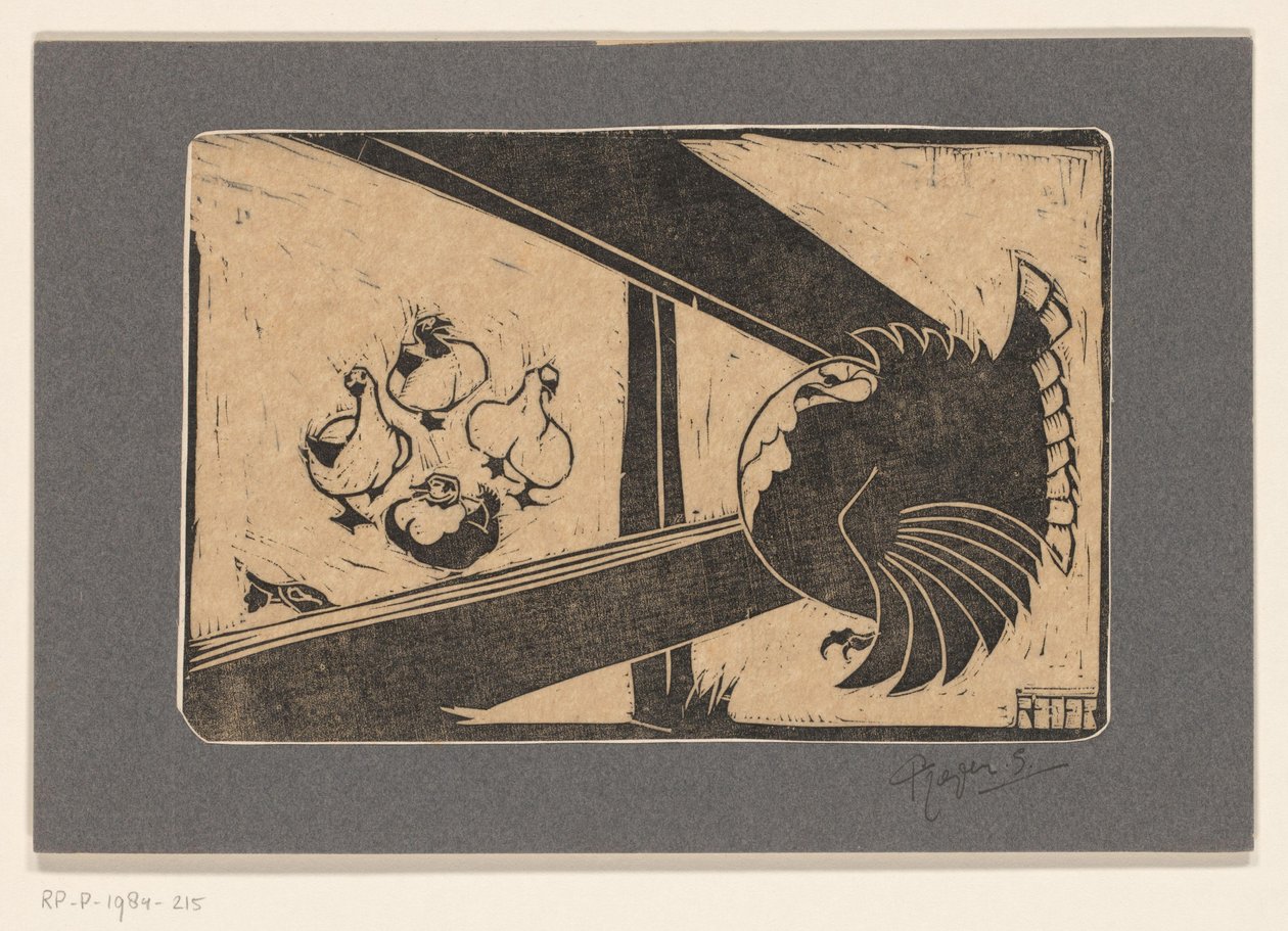 Türkiye ve ördekler çit by Reijer Stolk (signed by artist)