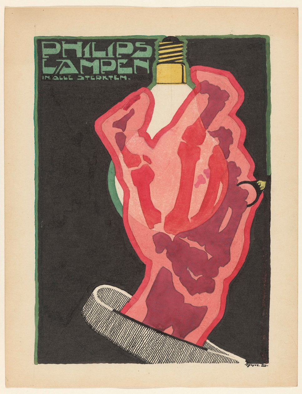 Tüm güçlerde Philips lambalar (nesne üzerindeki orijinal başlık) by Reijer Stolk (signed by artist)