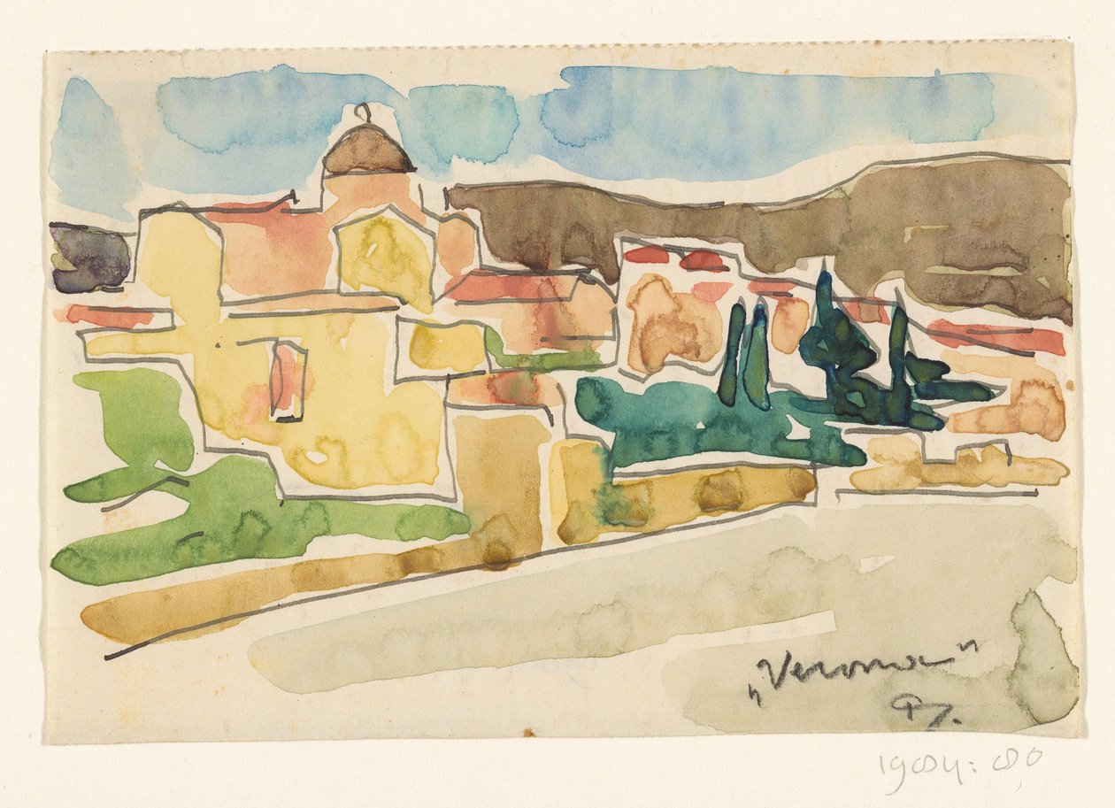 Verona (nesne üzerindeki orijinal başlık) by Reijer Stolk (signed by artist)