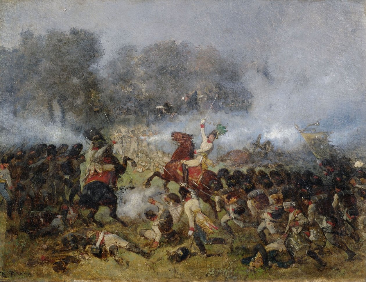 Dumanda piyade çatışması by Reinhold Braun