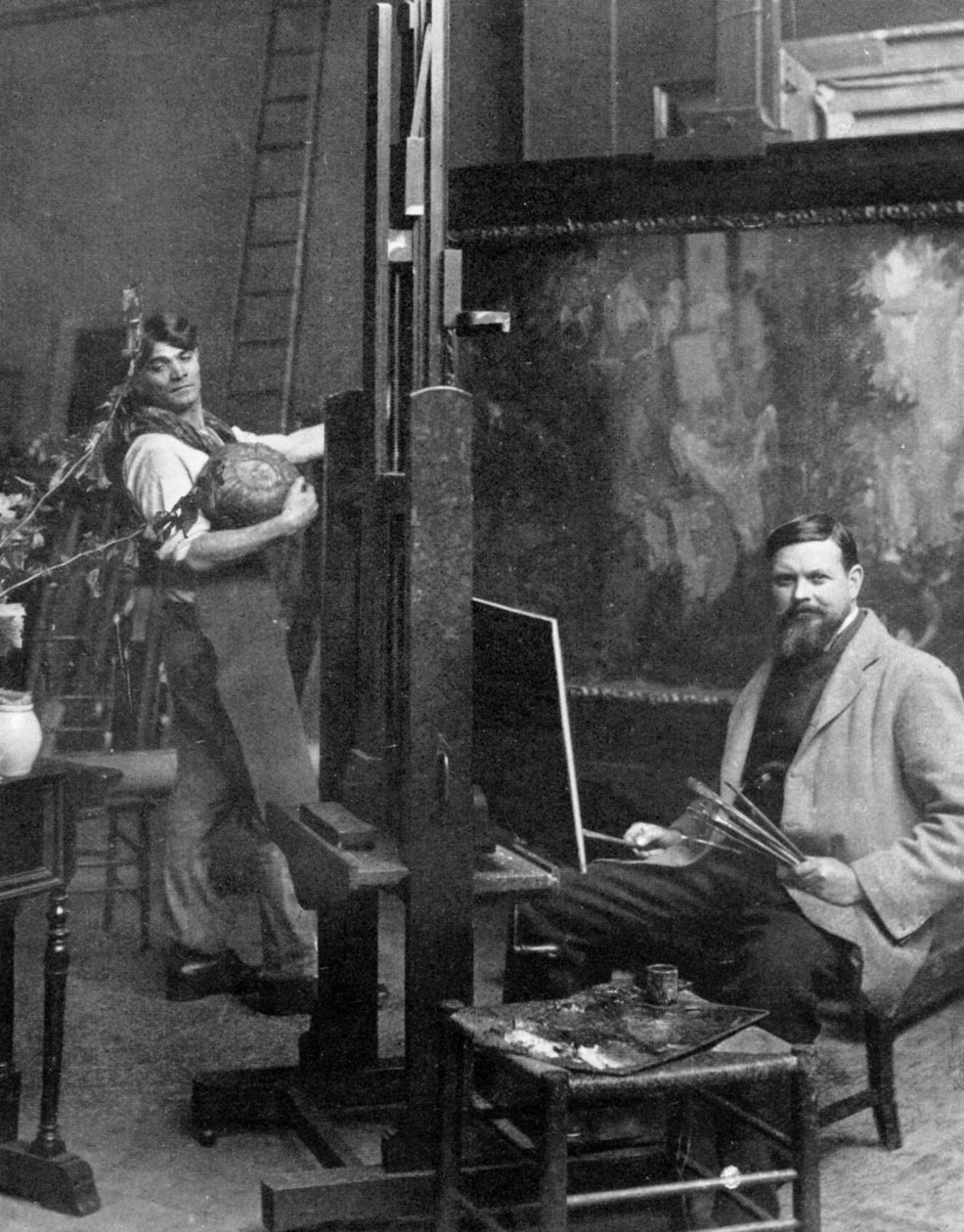 Sir Frank Brangwyn 1867-1956, Galli sanatçı, 1911-1912. by Reinhold Thiele
