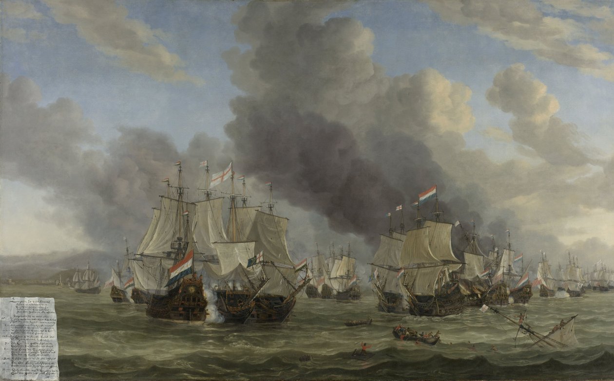 Livorno Savaşı, 1653-64 by Reinier Zeeman
