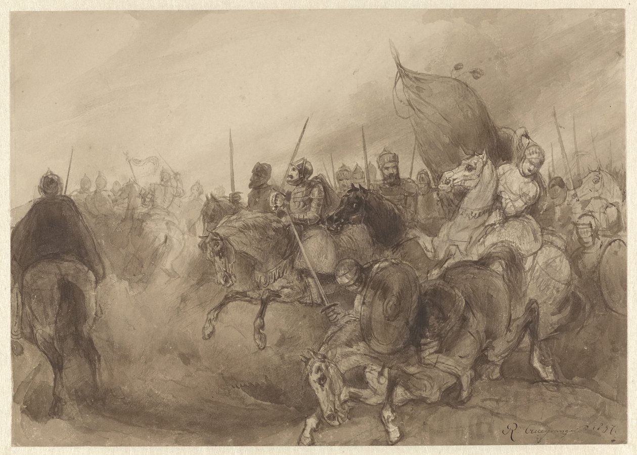 Ortaçağ Binicilik Savaşı by Reinier Craeyvanger