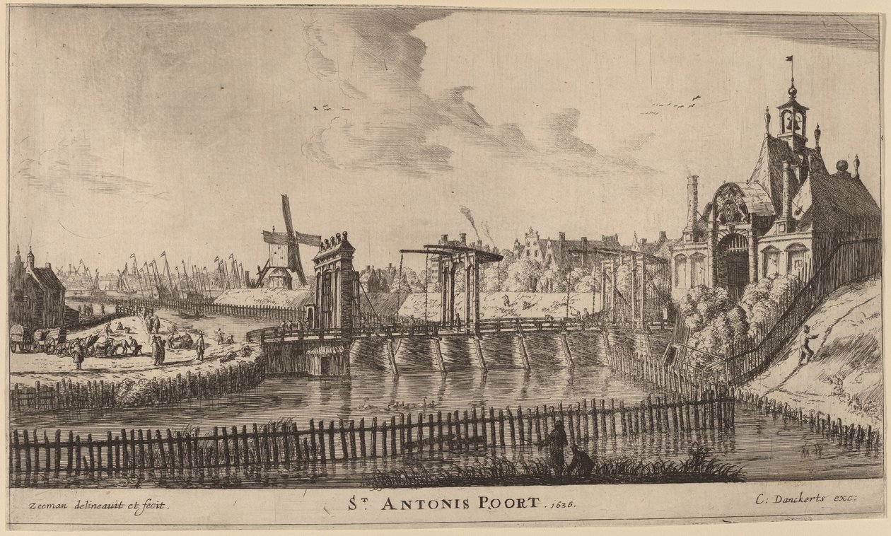 Aziz Antonius Kapısı (Aziz Antuan Kapısı) by Reinier Nooms, called Zeeman