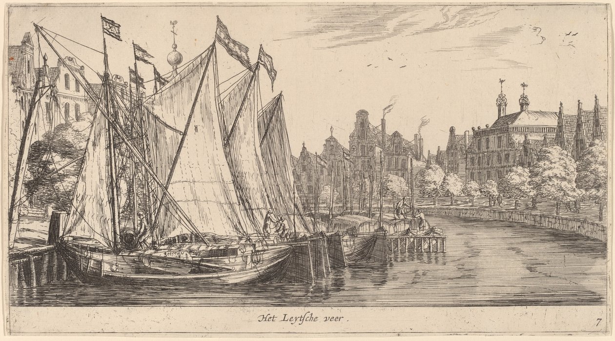 Leiden Feribotu (Leytsche feribotu) by Reinier Nooms, called Zeeman