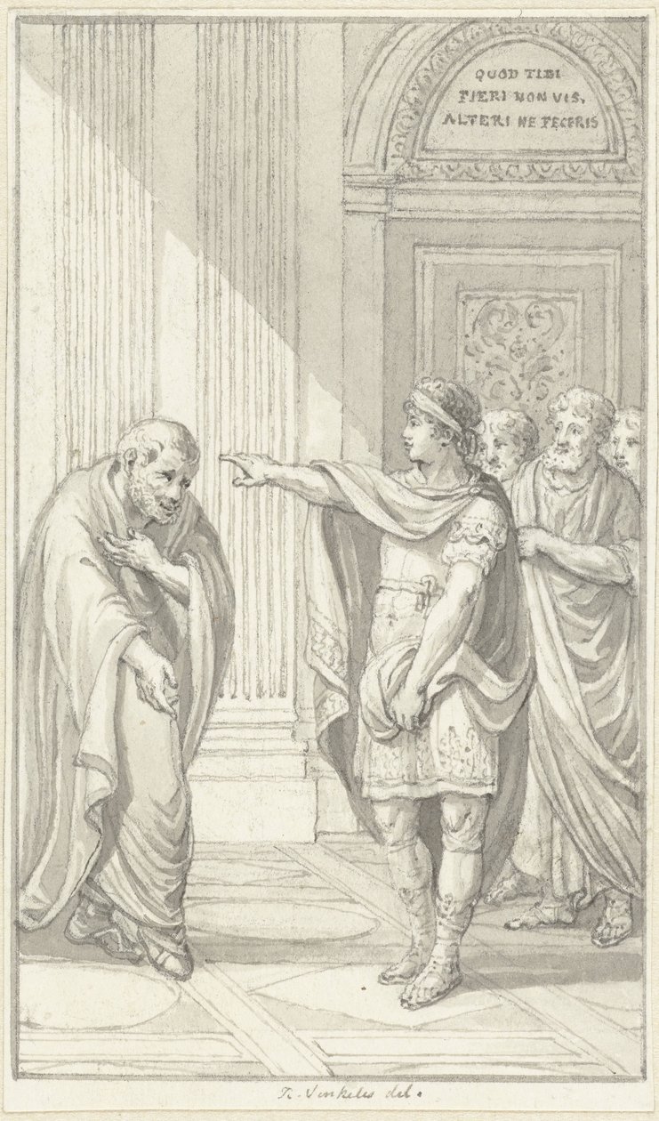Alexander Severus ve Arabinus by Reinier Vinkeles (I)