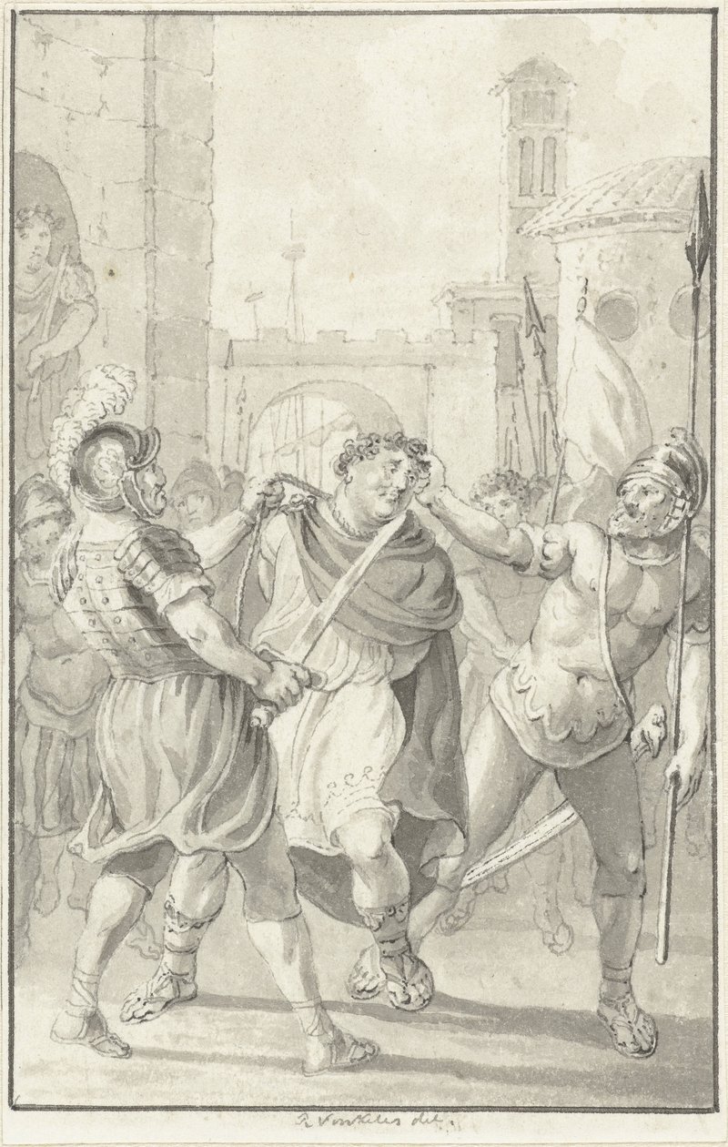 İmparator Vitellius idamına giderken by Reinier Vinkeles (I)