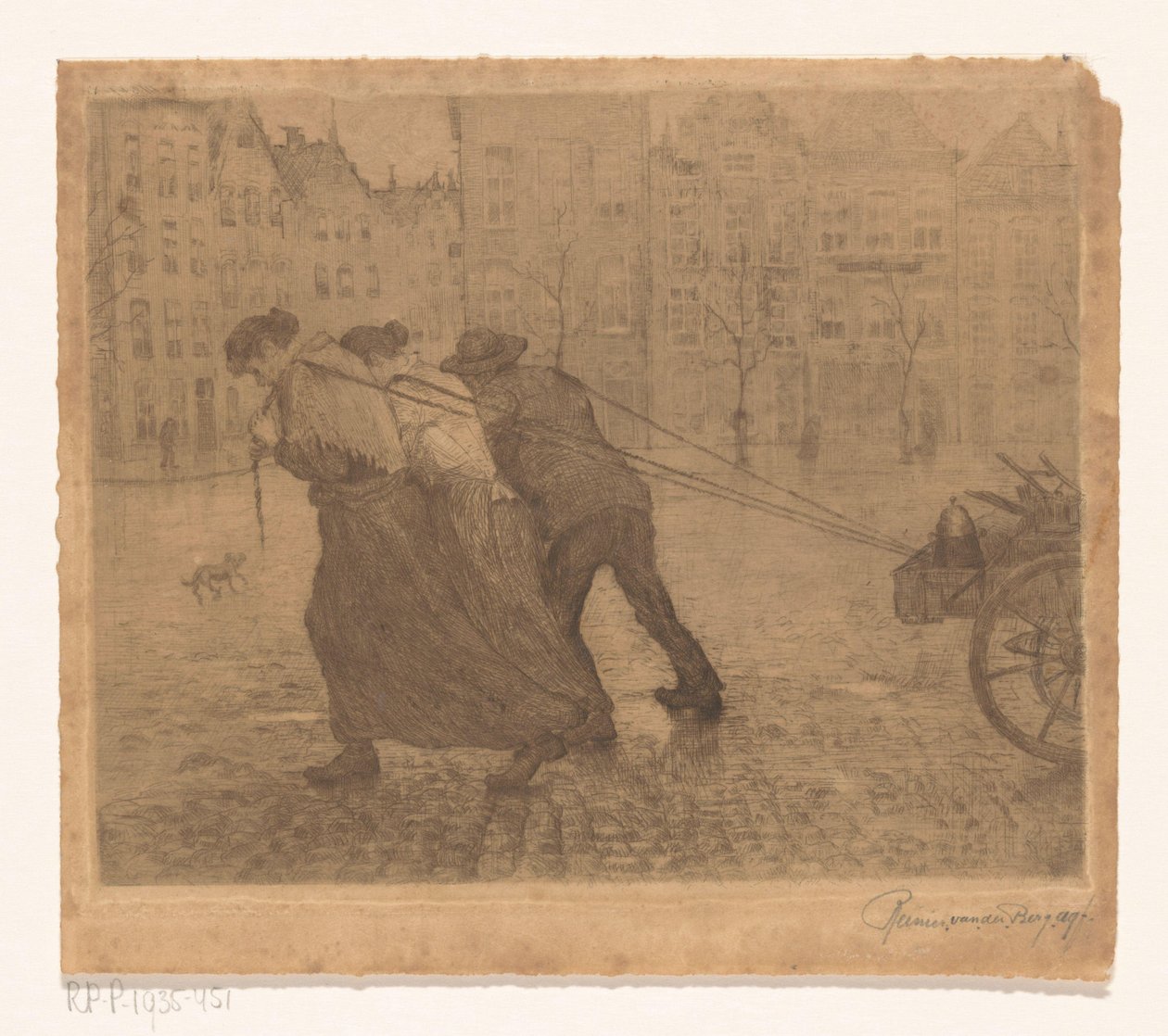 çekme arabası by Reinier van den Berg (signed by artist)