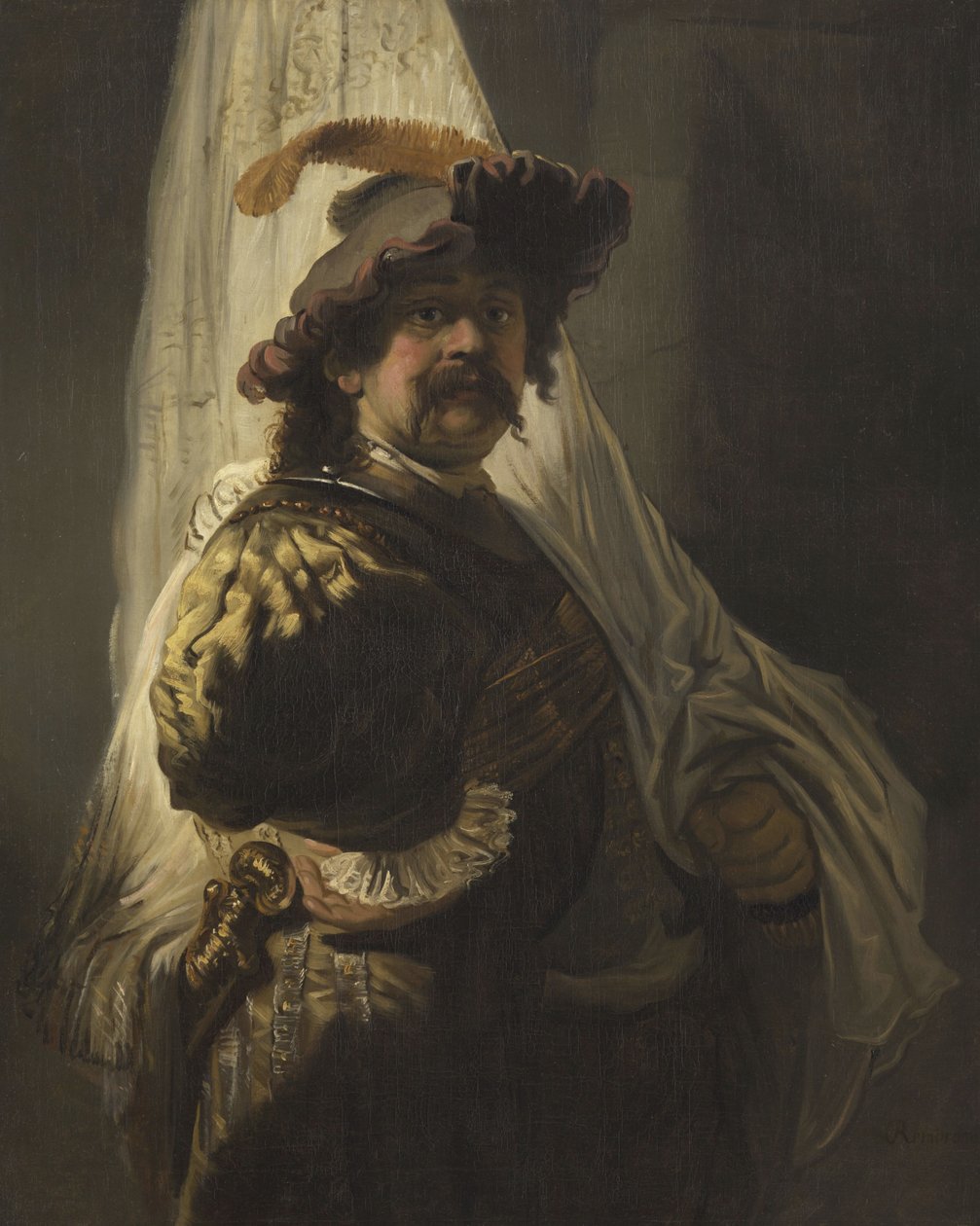 Bayrak Taşıyıcı by Rembrandt van Rijn