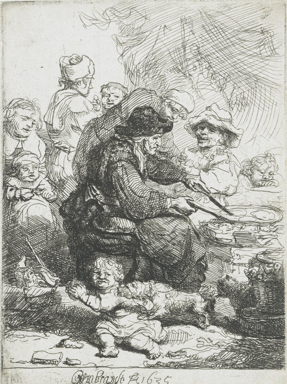 Gözleme yapımcısı, 1635 by Rembrandt van Rijn
