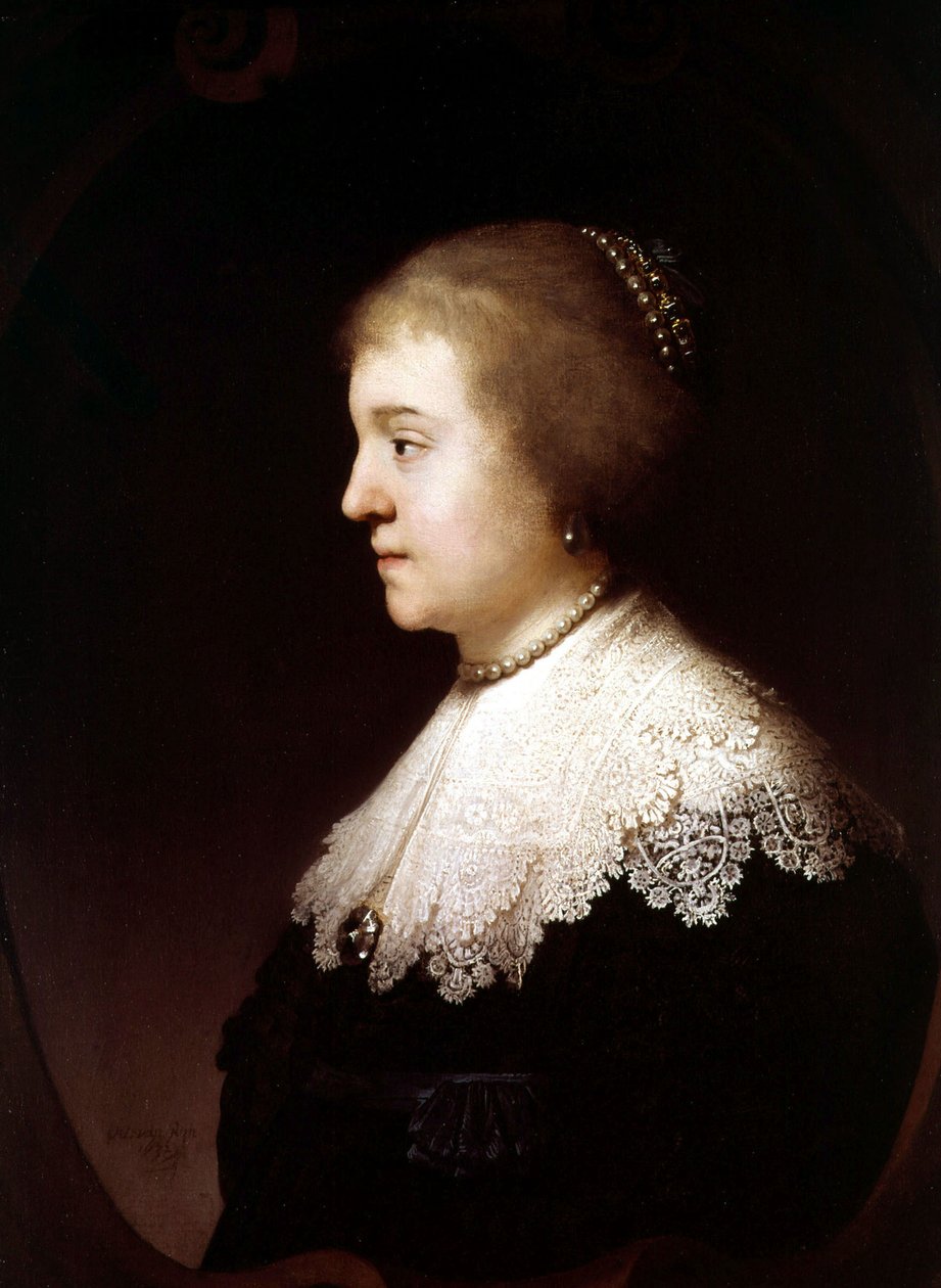 Amalia von Solms, 1632 by Rembrandt van Rijn