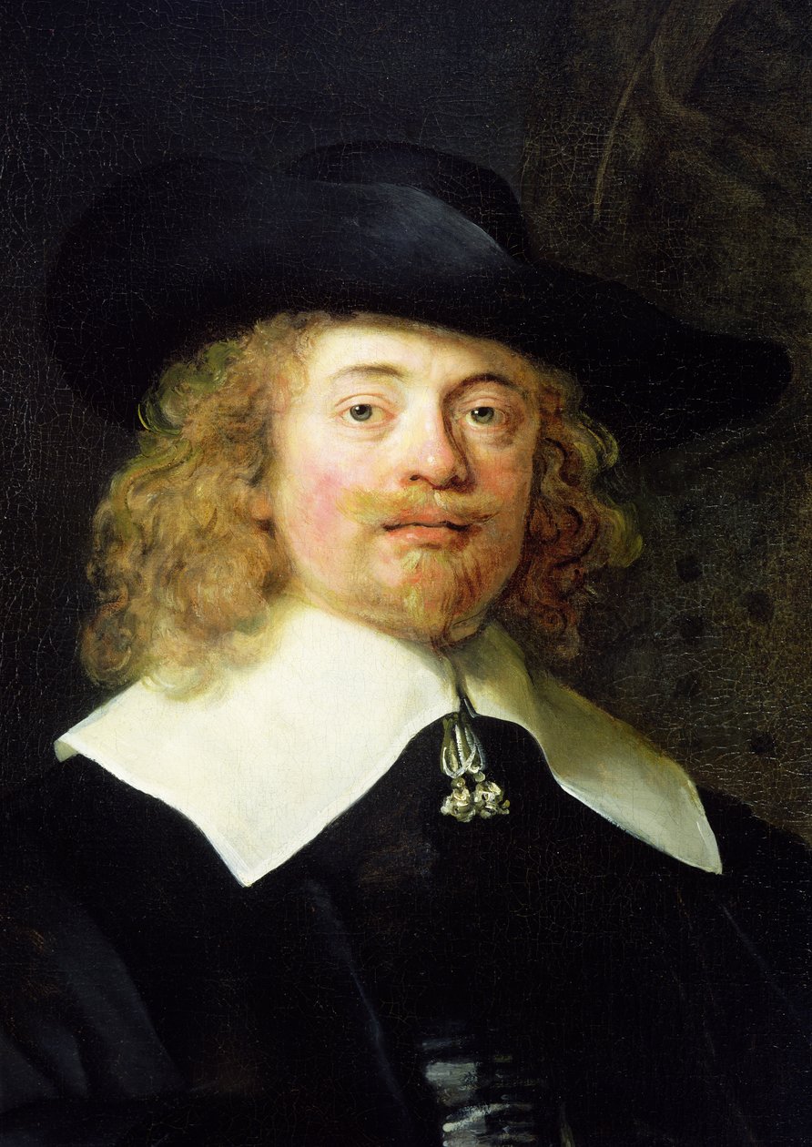 Ayakta Duran Bir Adamın Tam Boy Portresi, 1639 (detay) (bkz. 242009) by Rembrandt van Rijn