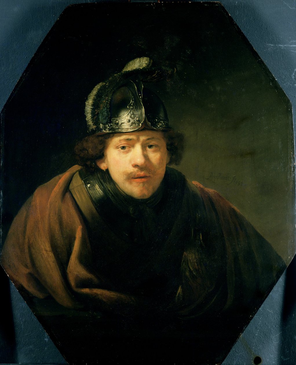 Kasklı Otoportre, 1634 by Rembrandt van Rijn