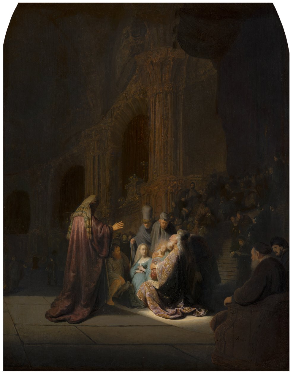 Simeons Övgü Şarkısı, 1631 by Rembrandt van Rijn